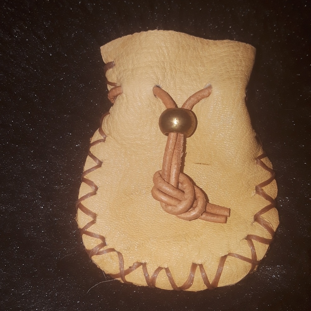 Small leather pouch